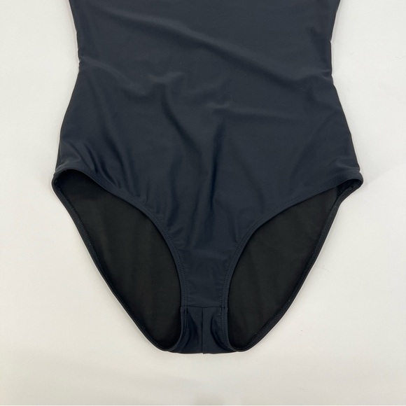 CoverSwim Sleeveless Mock-Neck Swimsuit in Black Size S - Picture 8 of 12